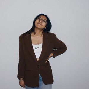Vintage brown blazer